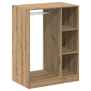 vidaXL &Scaron;atn&iacute; skř&iacute;ň Dub artisan 77 x 48 x 102 cm Kompozitn&iacute; dřevo