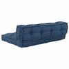 vidaXL Polstrovan&yacute; pohovkov&yacute; pol&scaron;t&aacute;ř 2 pcs Indigo 120 x 80 x 38 cm