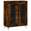 vidaXL Skř&iacute;ň highboard kouřov&yacute; dub 69,5 x 34 x 180 cm kompozitn&iacute; dřevo