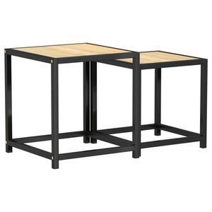 vidaXL Čajov&eacute; stolky 2 ks MDF dub sonoma