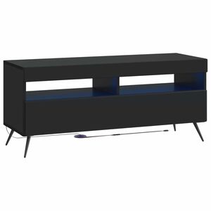 vidaXL LED TV skř&iacute;ň Čern&aacute; Kompozitn&iacute; dřevo
