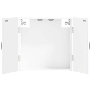 vidaXL Skř&iacute;ň na terče HOORN B&iacute;l&aacute; 52,5 x 10,5 x 53,5 cm