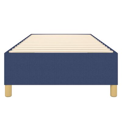 vidaXL Rám postel modrý 90x190 cm textil