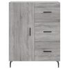 vidaXL Skř&iacute;ň highboard &scaron;ed&aacute; sonoma 69,5 x 34 x 180 cm kompozitn&iacute; dřevo