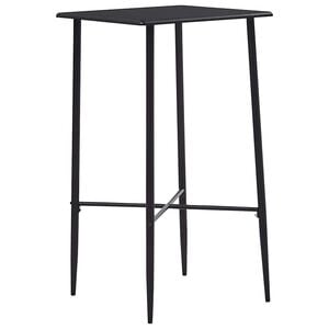 vidaXL Barov&yacute; stůl čern&yacute; 60 x 60 x 111 cm MDF