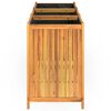 vidaXL Zahradní truhlík s vložkou 150x50x75 cm masivní akáciové dřevo