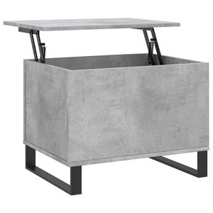 vidaXL Konferenčn&iacute; stolek betonově &scaron;ed&yacute; 60x44,5x45 cm kompozitn&iacute; dřevo