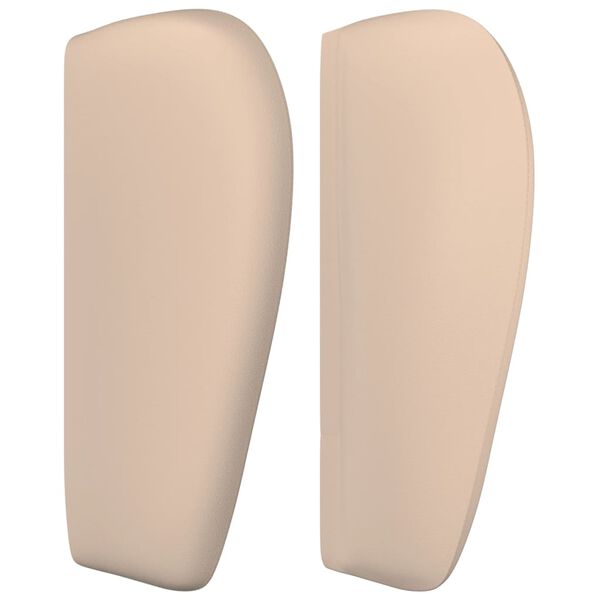 vidaXL Čelo postele typu u&scaron;&aacute;k cappuccino 83x23x78/88 cm uměl&aacute; kůže