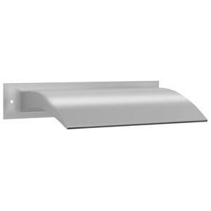 vidaXL Baz&eacute;nov&aacute; font&aacute;na stř&iacute;brn&aacute; 45x26x13 cm nerezov&aacute; ocel
