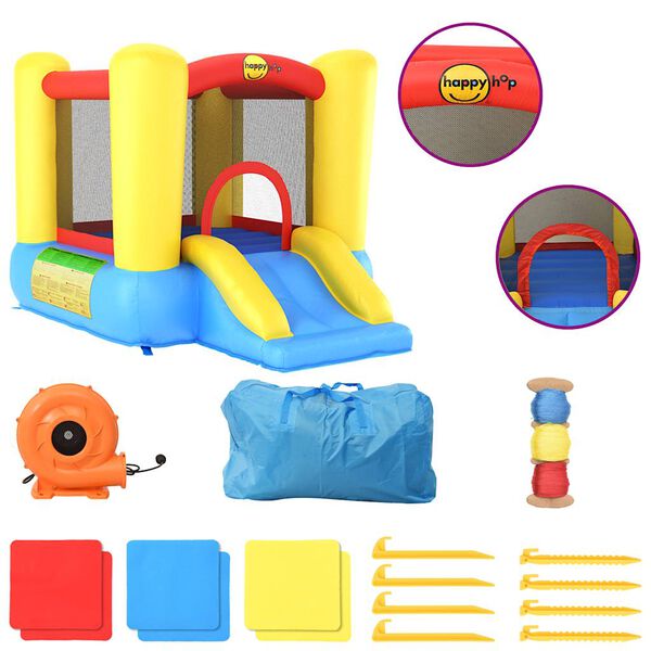 Happy Hop Sk&aacute;kac&iacute; hrad se skluzavkou 155 x 215 x 140 cm