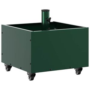 vidaXL Z&aacute;kladna pro slunečn&iacute;k Zelen&aacute; 45 x 45 x 45 cm Ocel
