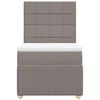 vidaXL Box spring postel s matrac&iacute; taupe 80x200 cm textil