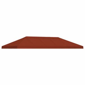 vidaXL Kryt stanu alt&aacute;nu 6 x 3 m Cihlov&aacute; Polyester 190
