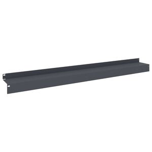 vidaXL Okraj tr&aacute;vn&iacute;ku 10 ks 100 x 10 x 8 cm Ocel Antracitov&aacute;