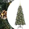 vidaXL Uměl&yacute; v&aacute;nočn&iacute; stromeček Zelen&aacute; 120 cm PVC, plast a ocel