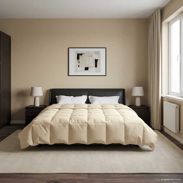 vidaXL Celoročn&iacute; přikr&yacute;vka &Scaron;něrov&aacute;n Kr&eacute;mov&aacute; 200 x 200 cm Mikrovl&aacute;kno