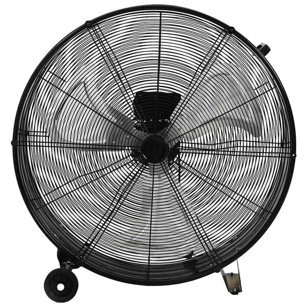 vidaXL Průmyslov&yacute; bubnov&yacute; ventil&aacute;tor 77 cm 187,7 W čern&yacute;