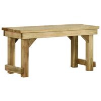 vidaXL Zahradní lavice 90 cm impregnované borové dřevo