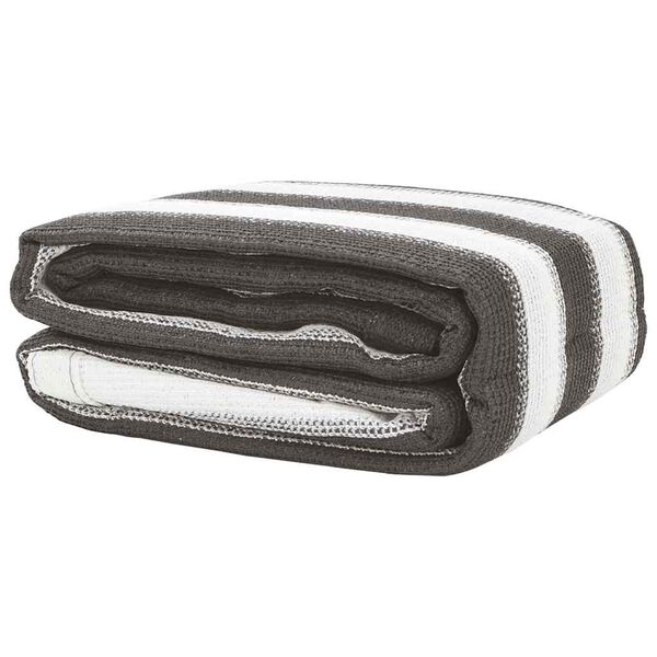 vidaXL Koberec do stanu 300 x 400 cm antracitov&yacute; a b&iacute;l&yacute;