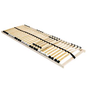 vidaXL Lamelov&yacute; ro&scaron;t Hněd&aacute; 70 x 190 cm Masivn&iacute; bukov&eacute; dřevo