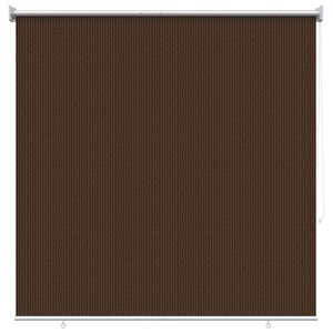 vidaXL Venkovn&iacute; roletov&aacute; žaluzie 90 % blokov&aacute;n&iacute; UV Hněd&aacute; 140 x 140 cm