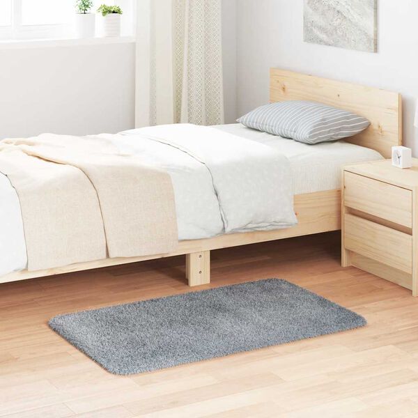 vidaXL Koberec Shaggy s vysokým vlasem NAVARRA světle šedý 60x100 cm