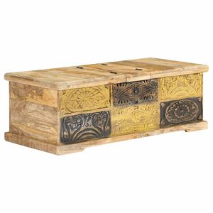 vidaXL Konferenčn&iacute; stolek 100 x 50 x 35 cm masivn&iacute; mangovn&iacute;kov&eacute; dřevo