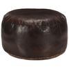 vidaXL Sedac&iacute; puf tmavě hněd&yacute; 60 x 30 cm prav&aacute; koz&iacute; kůže