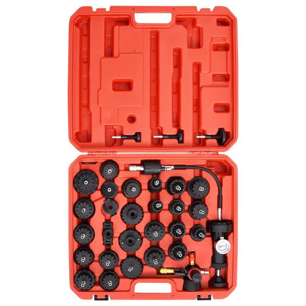 vidaXL 32dílná univerzální testovací sada chladicí soustavy