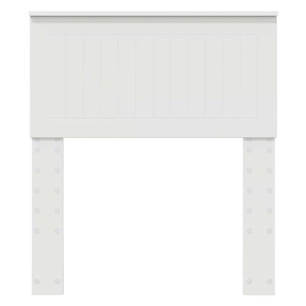 vidaXL Čelo postele s čelo B&iacute;l&aacute; 75 cm Kompozitn&iacute; dřevo