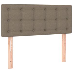 vidaXL Čelo postele taupe 90x5x78/88 cm textil