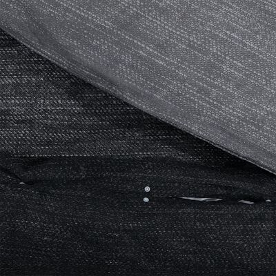 vidaXL Sada ložního prádla tmavě šedá 240 x 220 cm bavlna