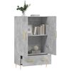 vidaXL Skř&iacute;ň highboard betonově &scaron;ed&aacute; 69,5x31x115 cm kompozitn&iacute; dřevo