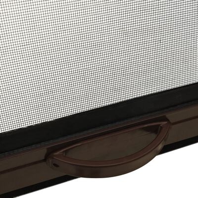 vidaXL Rolovací okenní síť proti hmyzu hnědá 80 x 170 cm