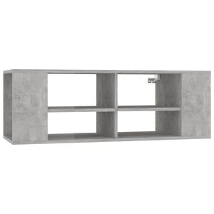 vidaXL N&aacute;stěnn&aacute; TV skř&iacute;ňka betonově &scaron;ed&aacute; 102 x 35 x 35 cm dřevotř&iacute;ska