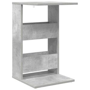 vidaXL Bočn&iacute; stůl Betonově &scaron;ed&aacute; 40 x 35 x 60,5 cm Kompozitn&iacute; dřevo
