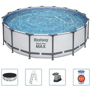 Bestway Baz&eacute;n Steel Pro MAX s př&iacute;slu&scaron;enstv&iacute;m 488 x 122 cm