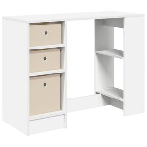 vidaXL Stůl B&iacute;l&aacute; 100 x 40 x 75 cm Kompozitn&iacute; dřevo