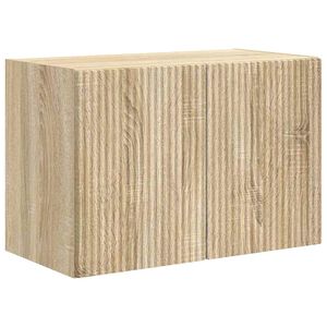 vidaXL TV wall cabinet Sonoma dub 59,5 x 31 x 40 cm kompozitn&iacute; dřevo