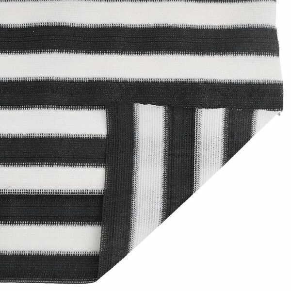 vidaXL St&iacute;nic&iacute; tkanina antracitov&aacute; a b&iacute;l&aacute; 2 x 25 m HDPE 150 g/m&sup2;