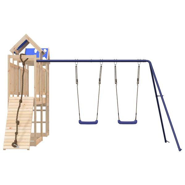 vidaXL Dětské hřiště na zahradu masivní borové dřevo