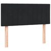 vidaXL Box spring postel s matrac&iacute; čern&aacute; 120x220 cm samet