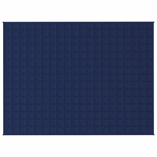 vidaXL Zátěžová deka modrá 150 x 200 cm 11 kg textil