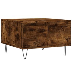 vidaXL Konferenčn&iacute; stolek kouřov&yacute; dub 55x55x36,5 cm kompozitn&iacute; dřevo