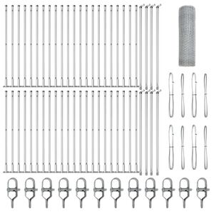 vidaXL Plotov&yacute; sloupek. Stř&iacute;brn&aacute;