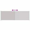 vidaXL Zatahovací boční markýza 200x600 cm šedá