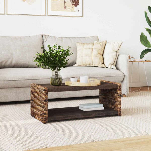 vidaXL Boční stůl Přírodní 44.5 x 45 x 45 cm Masivní mahagonové dřevo