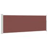 vidaXL Zatahovac&iacute; bočn&iacute; mark&yacute;za / z&aacute;stěna na terasu 100 x 314 cm hněd&aacute;