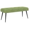 vidaXL Lavice s knofl&iacute;kov&yacute;m pro&scaron;&iacute;v&aacute;n&iacute;m Světl&aacute; zelen&aacute; 110 x 40 x 46 cm