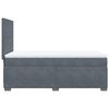 vidaXL Box spring postel s matrac&iacute; tmavě &scaron;ed&aacute; 100x200 cm samet
